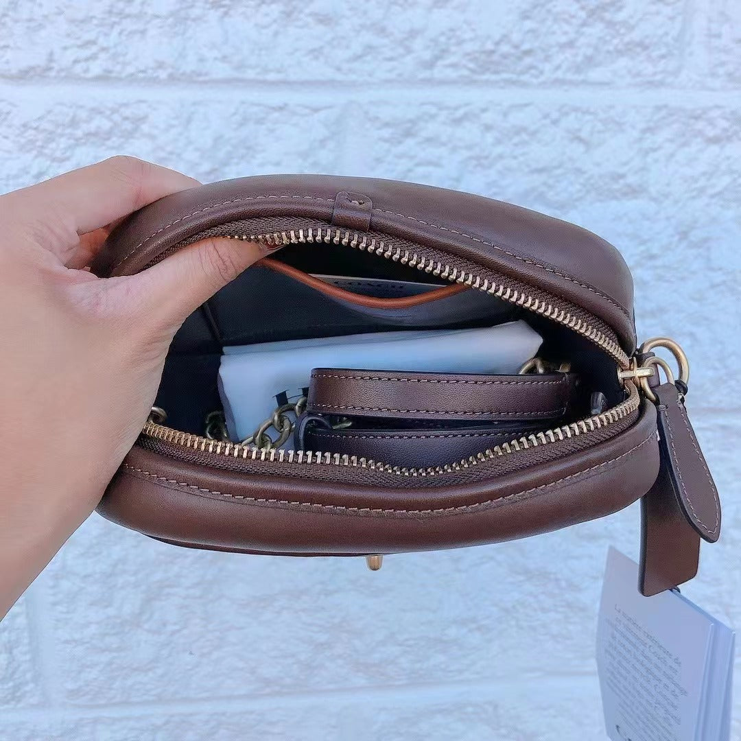Coach C5275 Small Camera Bag In Signature Jacquard With Quilting In B4/Stone Ivory Coach C5275 Small Camera Bag In Signature Jacquard With Quilting In B4/Stone Ivory